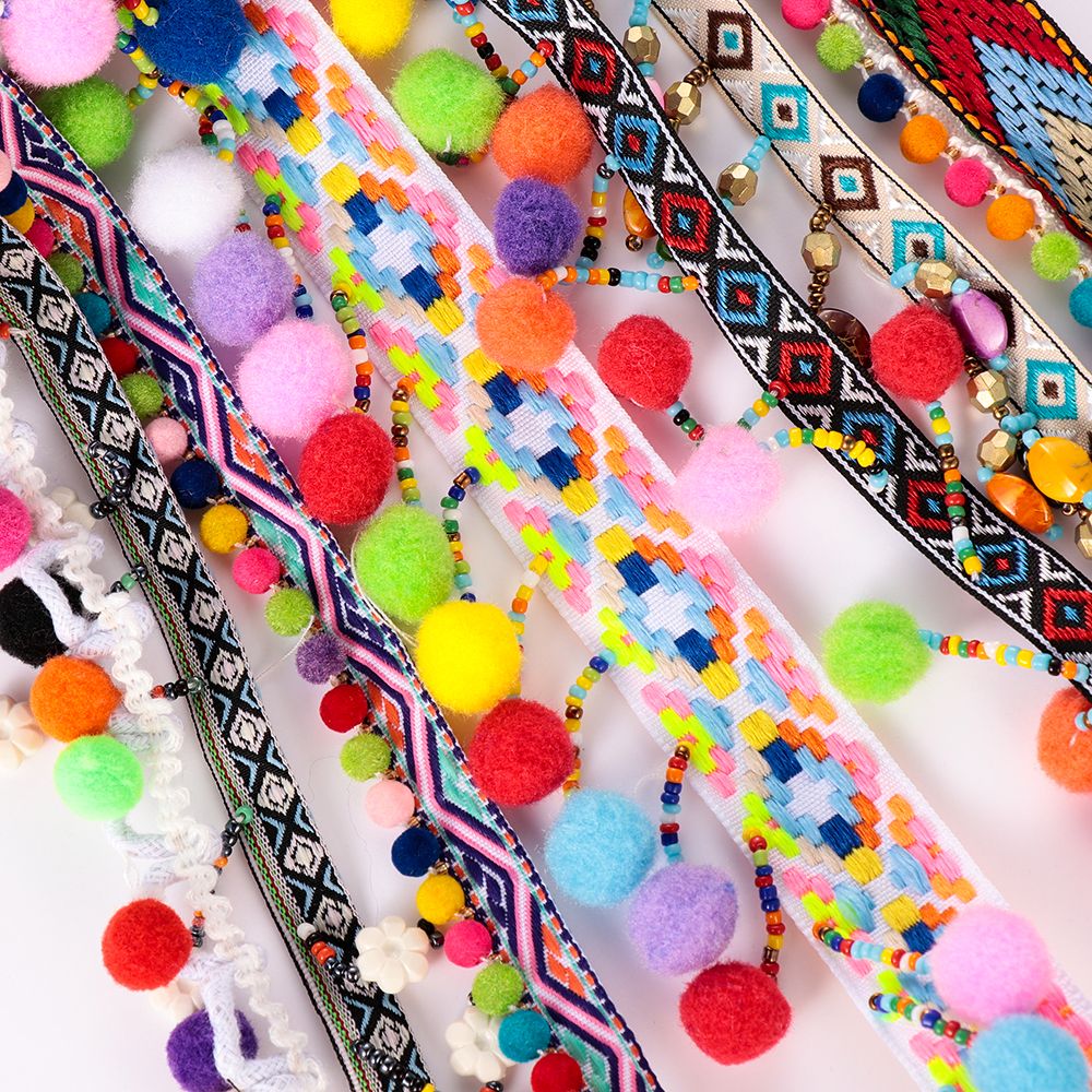 Tassel Fringe Trim - 1yard Bohemia Tassel Lace Trim Costume