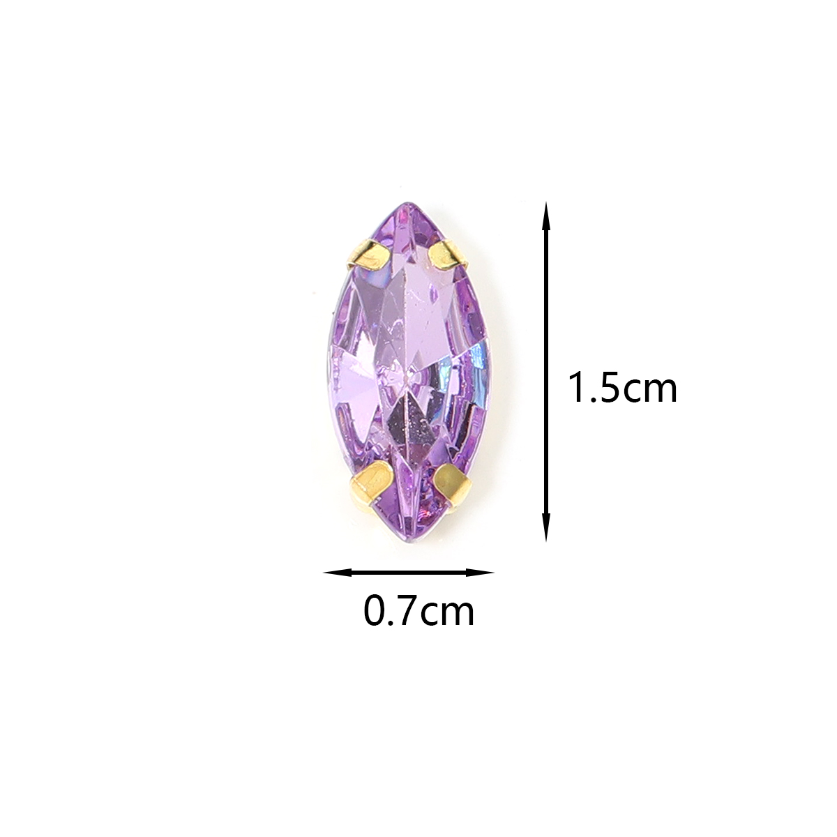 50pcs Horse Eye Shape Stainles - Sew On Rhinestone recension och pris