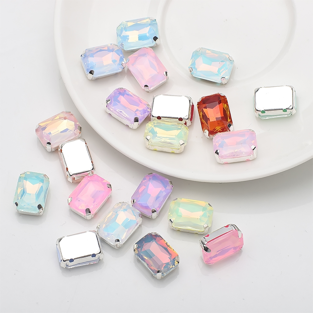 10 Pcs 10x14mm Sew On Rhinesto - Sew On Rhinestone recension och pris