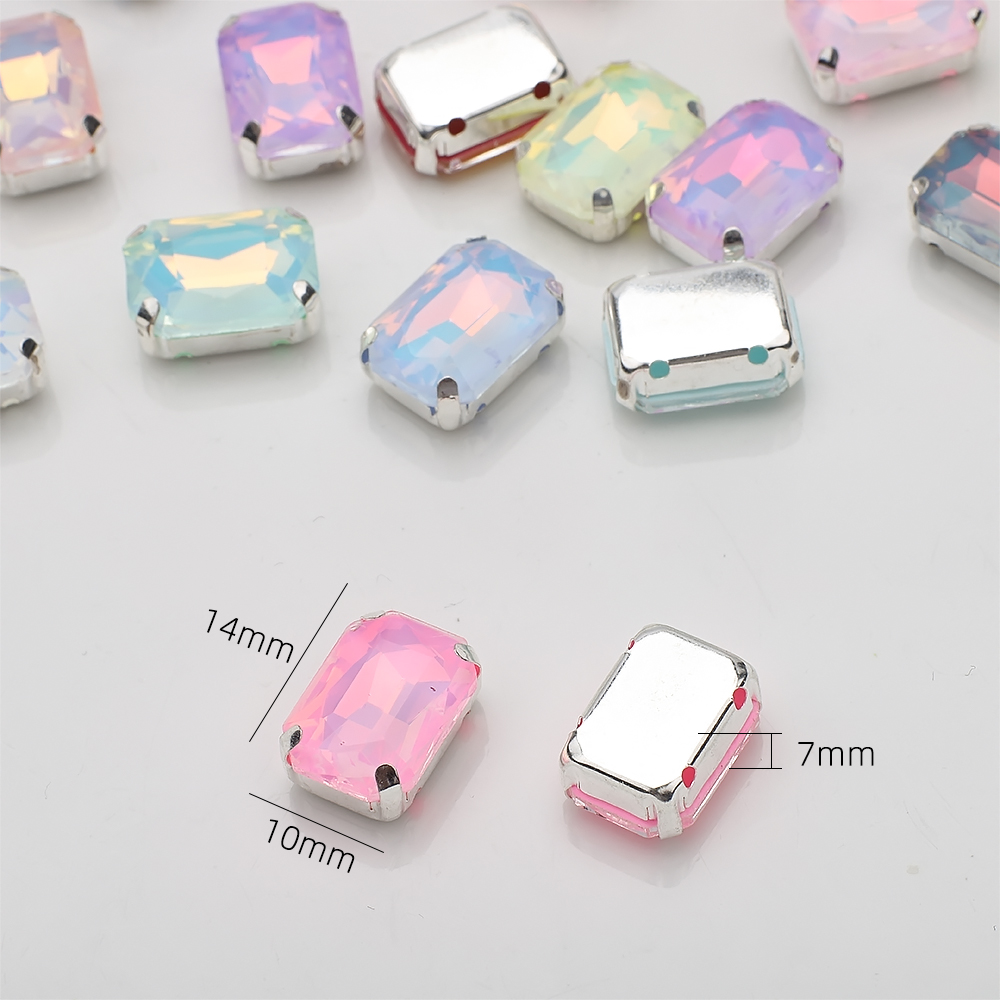 10 Pcs 10x14mm Sew On Rhinesto - Sew On Rhinestone recension och pris