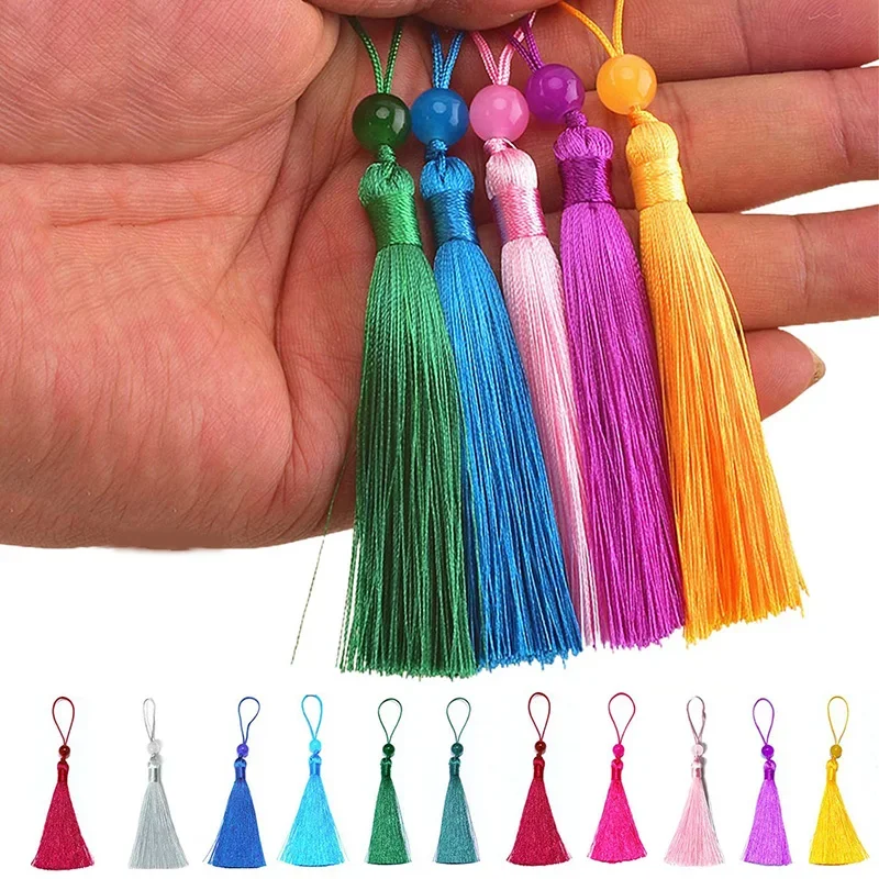 10/5Pcs Polyester Silk Tassel  - Beaded Trim Fringe recension och pris