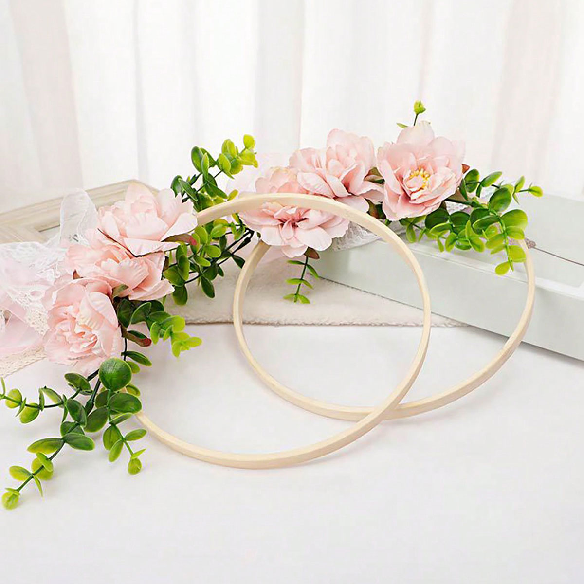 1Pc Wedding Round Bamboo Flowe - Tassel Fringe Trim recension och pris