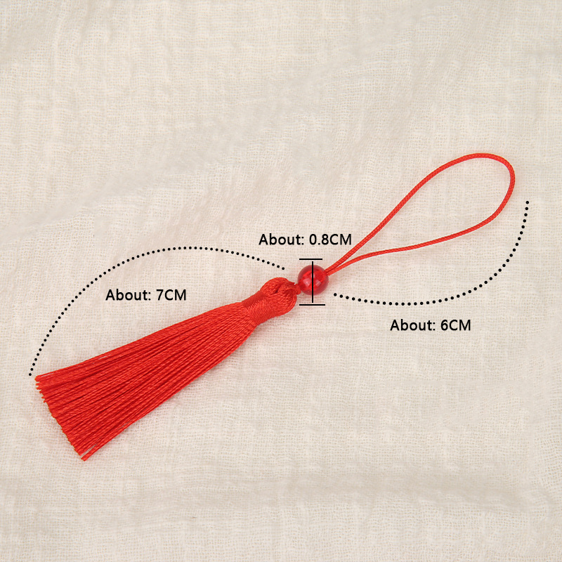 10pcs Polyester Silk Tassel Fr - Beaded Trim Fringe recension och pris