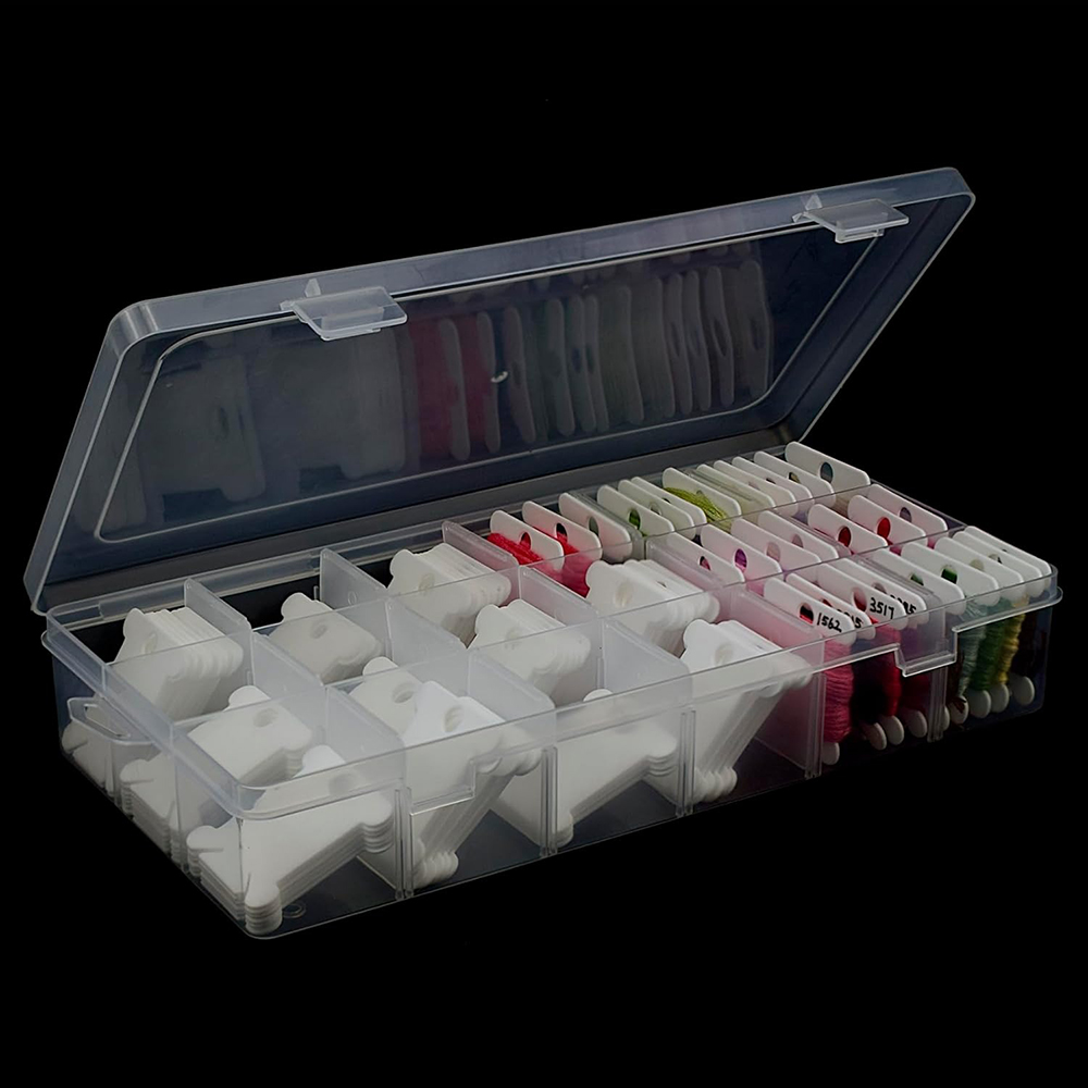 Embroidery Floss Organizer 18  - Craft Embellishment Storage recension och pris