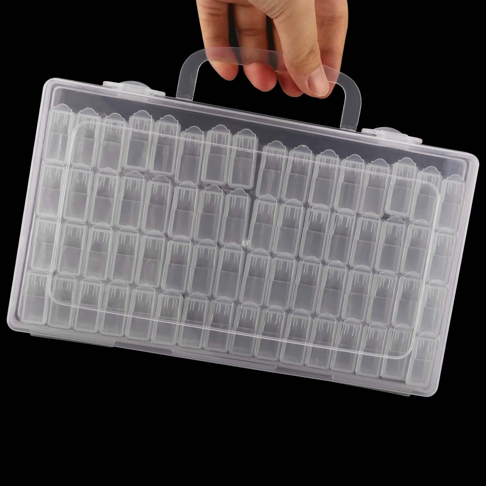 1/2/3/4Pack 64gird Diamond Pai - Craft Embellishment Storage recension och pris