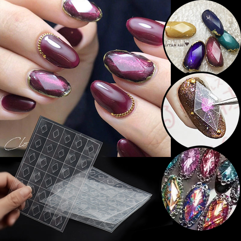 1 Sheet Nail Gemstone Stencil  - Glitter Vinyl Roll recension och pris
