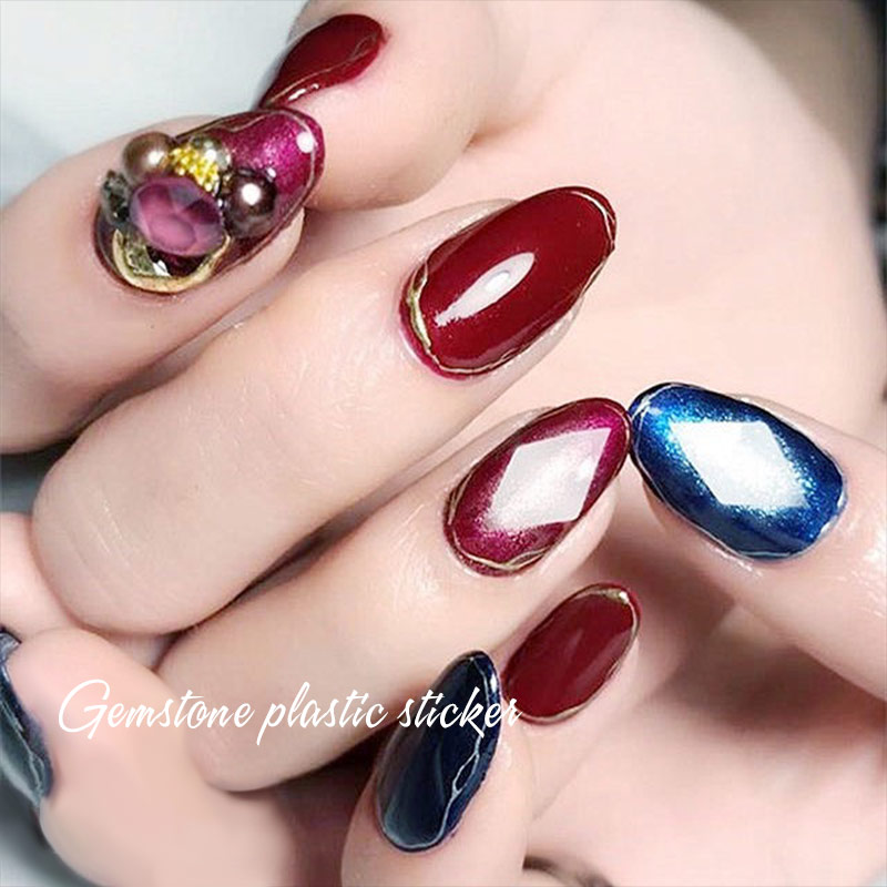 1 Sheet Nail Gemstone Stencil  - Glitter Vinyl Roll recension och pris