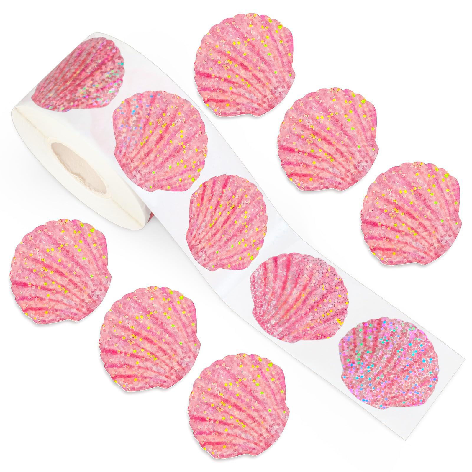 500 Pcs Summer Seashell Sticke - Glitter Vinyl Roll recension och pris