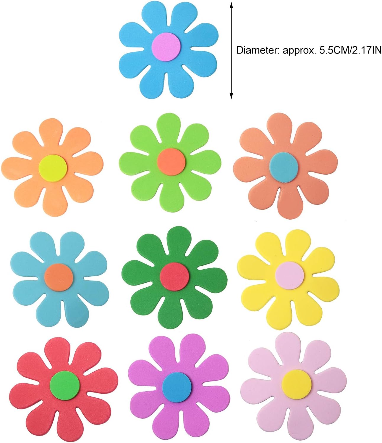 3D flower foam stickers Spring - Craft Embellishment recension och pris