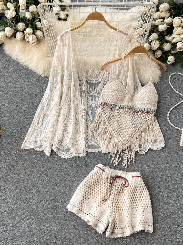 Summer New Holiday Suit Women' - Tassel Fringe Trim recension och pris