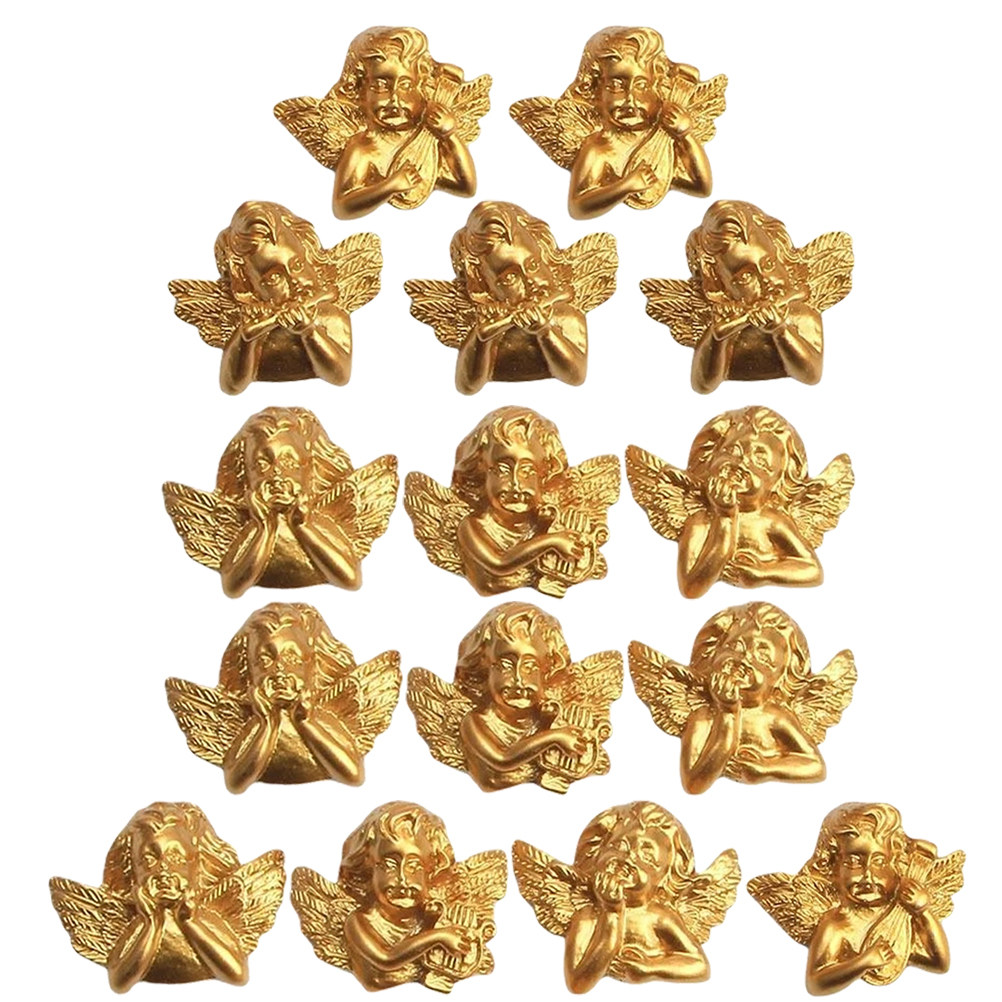 15pcs Resin Angel Accessories  - Craft Embellishment recension och pris
