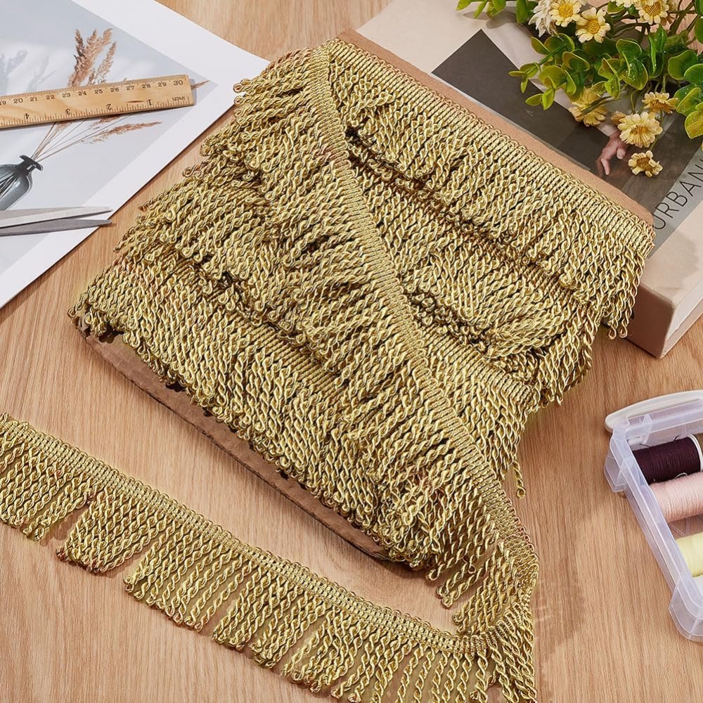 12 Yardsx2.2Inch Fringe Trim C - Tassel Fringe Trim recension och pris