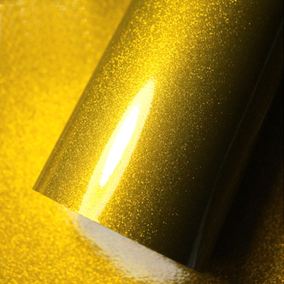 12/30/50/58CMX100CM/LOT Gold H - Glitter Vinyl Roll recension och pris