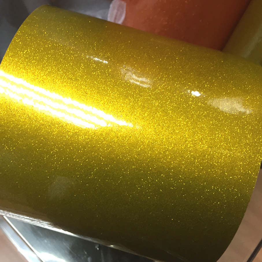 12/30/50/58CMX100CM/LOT Gold H - Glitter Vinyl Roll recension och pris