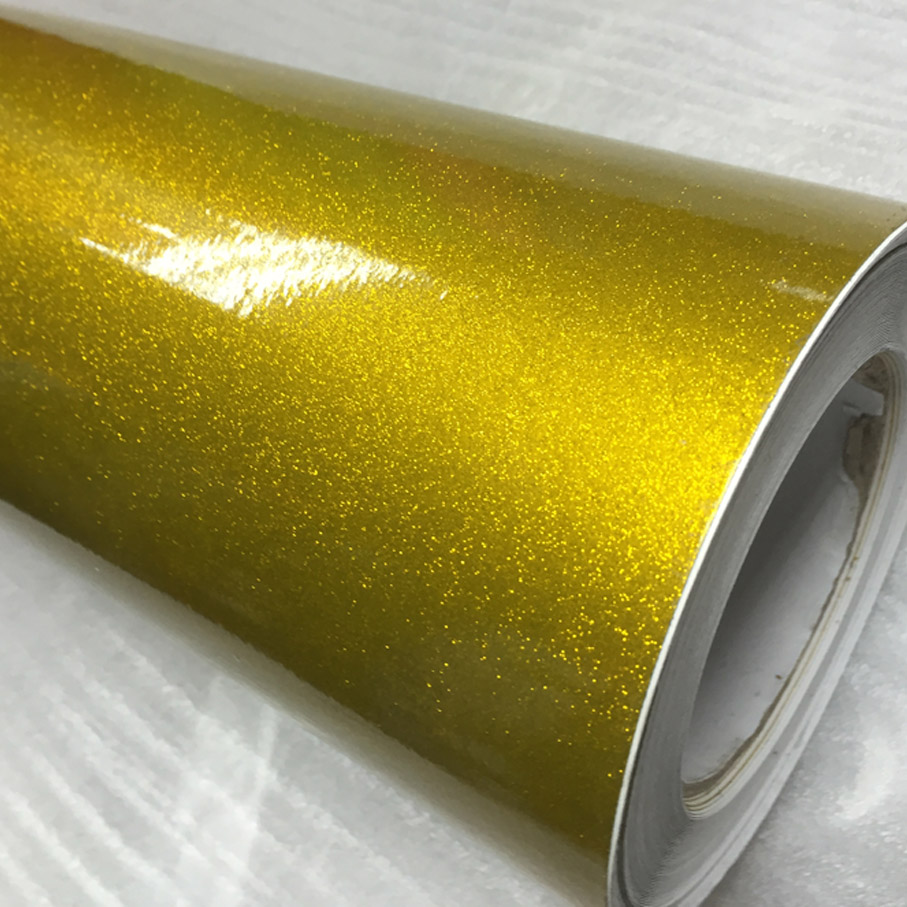12/30/50/58CMX100CM/LOT Gold H - Glitter Vinyl Roll recension och pris