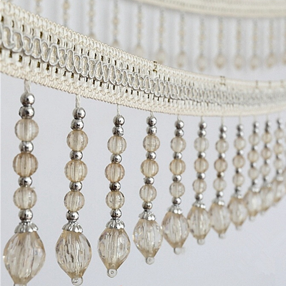 12yards Briaded Hanging Beads  - Beaded Trim Fringe recension och pris