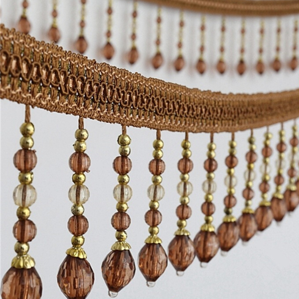 12yards Briaded Hanging Beads  - Beaded Trim Fringe recension och pris