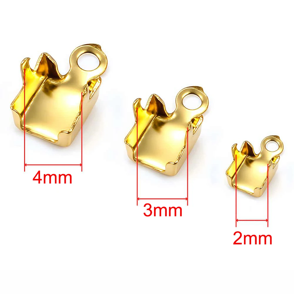 10/20Pcs Stainless Steel Gold  - Beaded Trim Fringe recension och pris