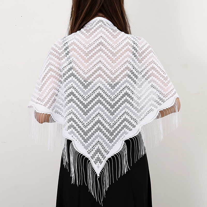 Elegant Tassels Triangular Sca - Tassel Fringe Trim recension och pris