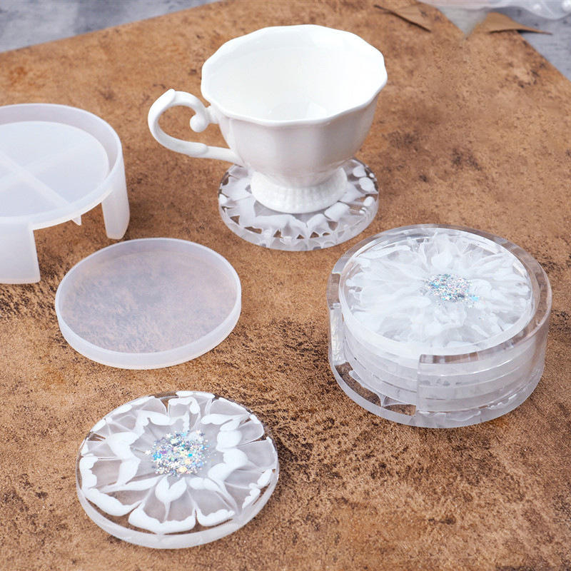 SNASAN Coaster Cup Mat Silicon - Craft Embellishment Storage recension och pris