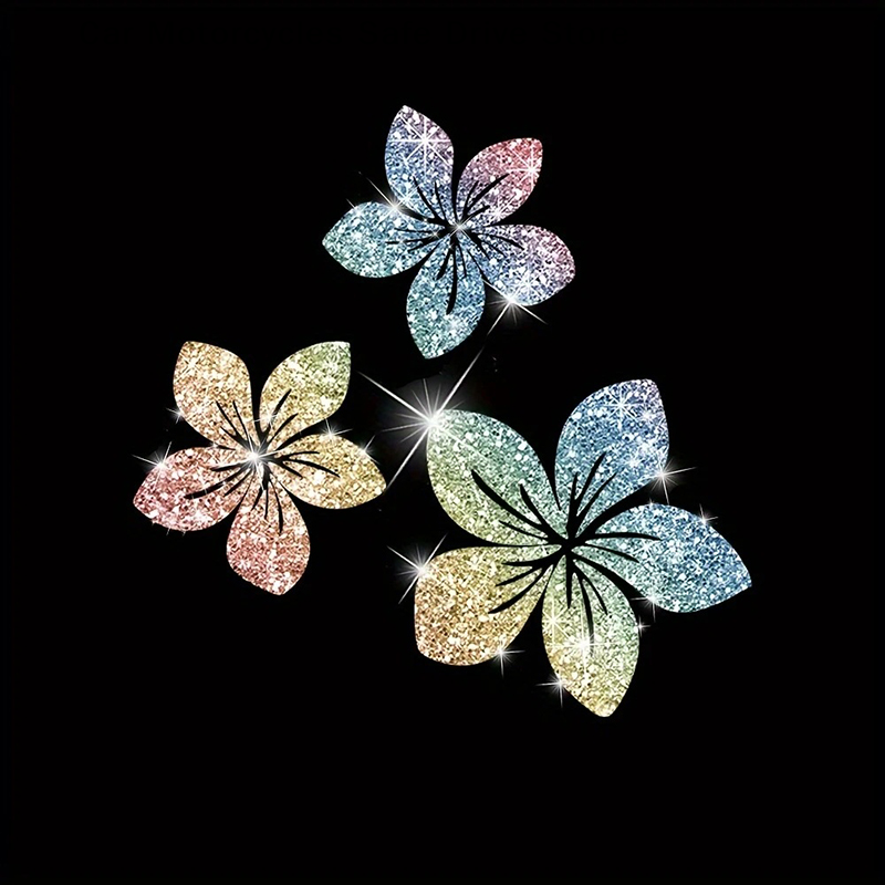Floral Glitter Decorative Car  - Glitter Vinyl Roll recension och pris