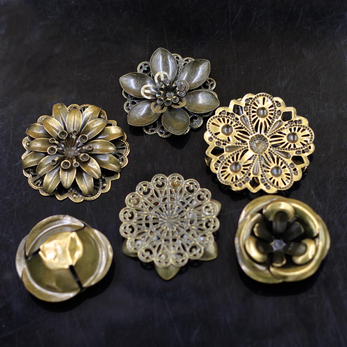 6Pcs Embellishments Combinatio - Craft Embellishment recension och pris