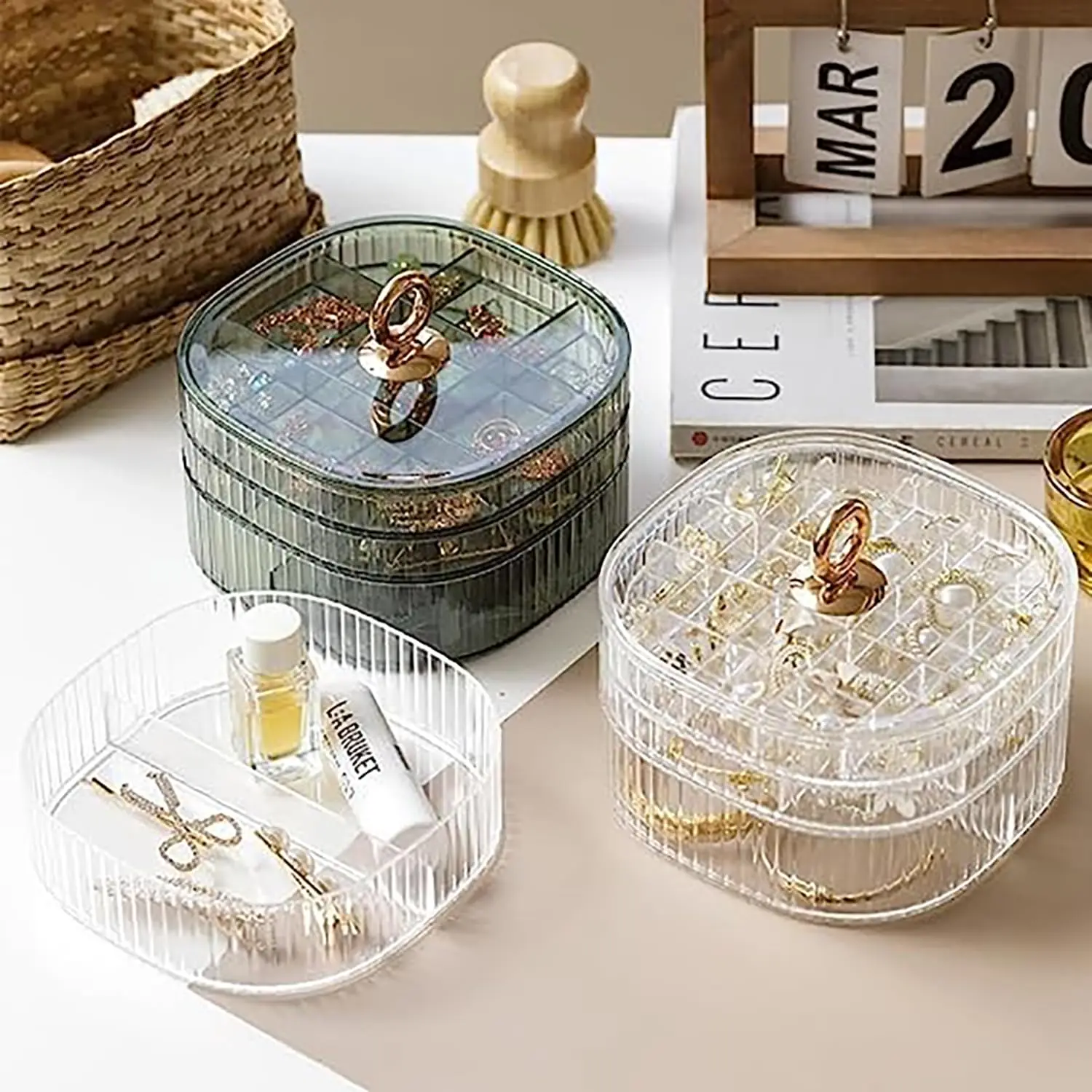 Jewelry Box, Jewelry Organizer - Craft Embellishment Storage recension och pris