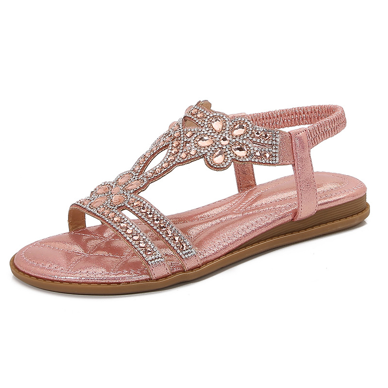 Big Size Openwork Sandals Bohe - Sew On Rhinestone recension och pris