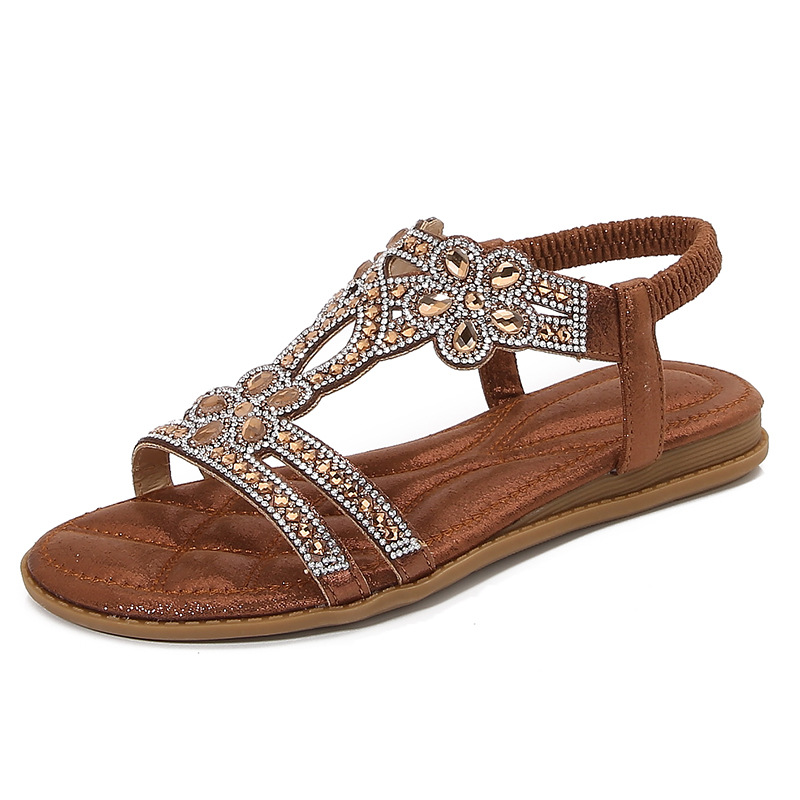 Big Size Openwork Sandals Bohe - Sew On Rhinestone recension och pris