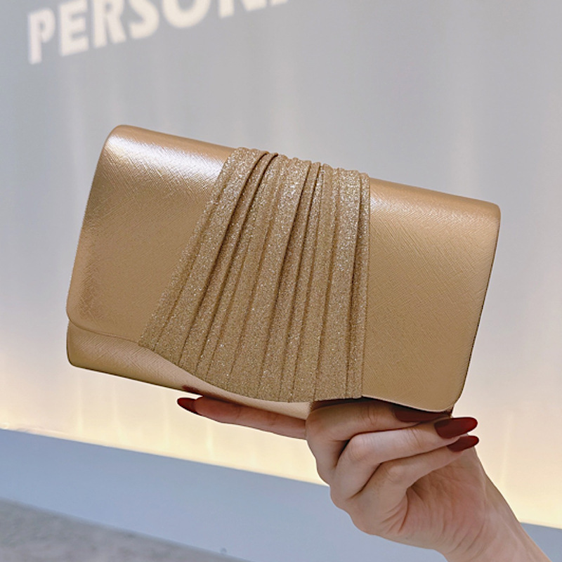 Golden Small Evening Clutch Ba - Tassel Fringe Trim recension och pris