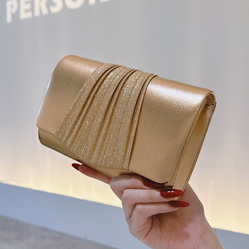 Golden Small Evening Clutch Ba - Tassel Fringe Trim recension och pris