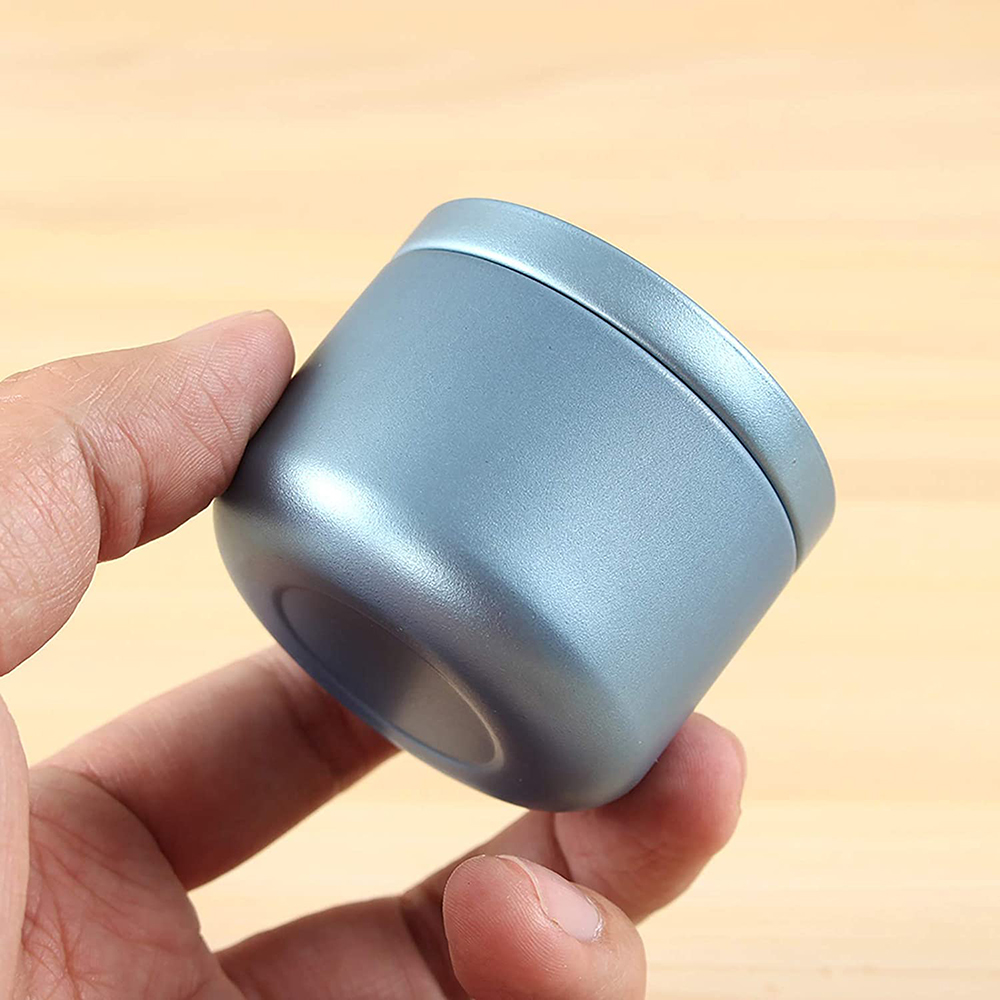 Tea Can with Airtight Lids Tin - Craft Embellishment Storage recension och pris