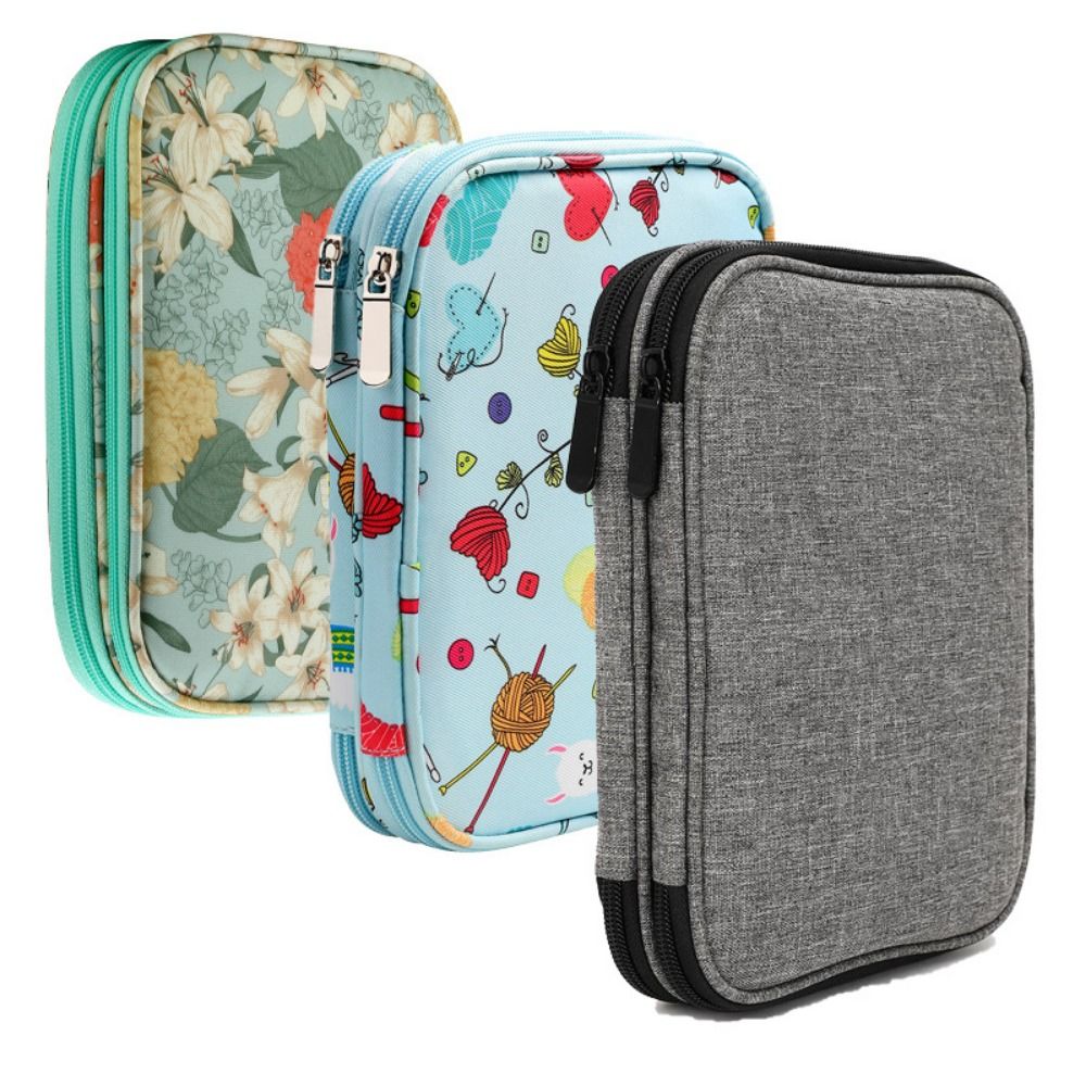 Knitting Needle Case, Portable - Craft Embellishment Storage recension och pris