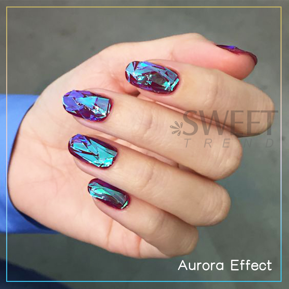 8pcs Holographic Aurora Film N - Glitter Vinyl Roll recension och pris