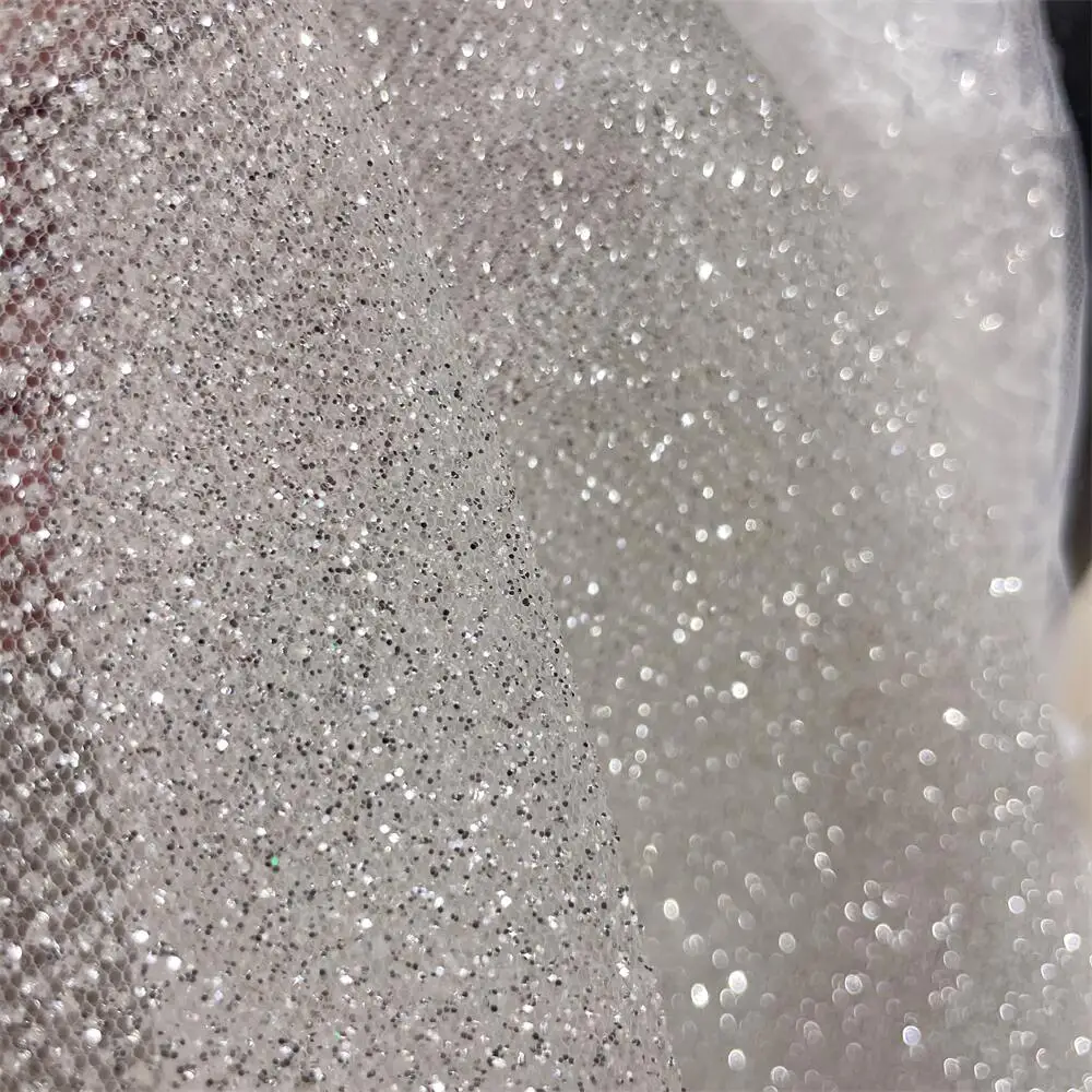 Superdensity-Silver Glitter Ne - Crystal Mesh Fabric recension och pris